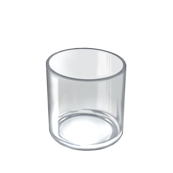 4" x 4" Deluxe Clear Acrylic Cylinder, PK4